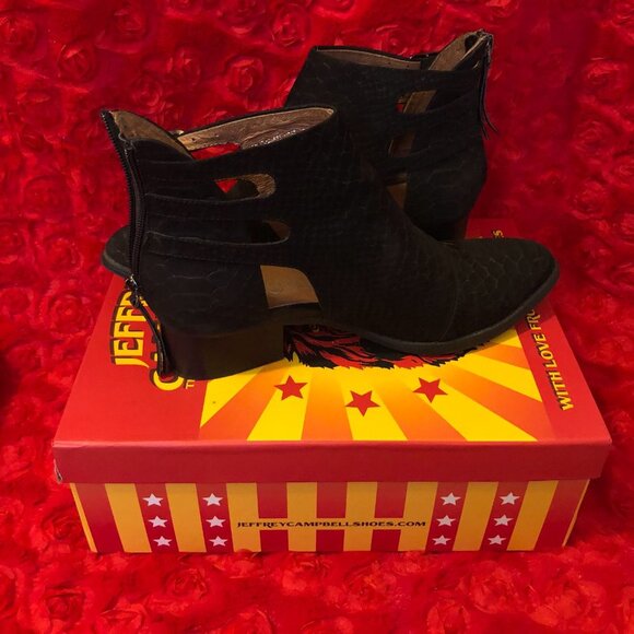 JEFFREY CAMPBELL LEATHER BOOTIES - Picture 4 of 16